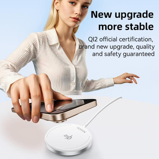 Yesido DS24 15W QI2.0 Desktop Magnetic Fast Charging Wireless Charger, DS24  
