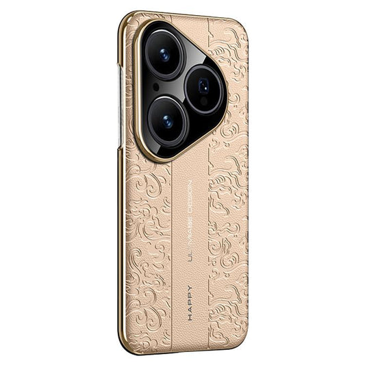 Cloud Dragon Pattern Plain Leather PC Phone Case, For Huawei Pura 80 5G, For Huawei nova 14 Ultra, For Huawei nova 14 Pro, For Huawei nova 14, For Huawei Mate 70 RS Ultimate, For Huawei Mate 70 Pro  