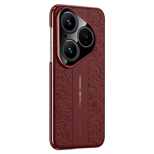 Cloud Dragon Pattern Plain Leather PC Phone Case, For Huawei Pura 80 5G, For Huawei nova 14 Ultra, For Huawei nova 14 Pro, For Huawei nova 14, For Huawei Mate 70 RS Ultimate, For Huawei Mate 70 Pro  