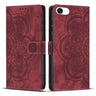 Mandala Embossed Retro Frosted Leather Phone Case, For iPhone 17 Pro Max, For iPhone 17 Pro, For iPhone 17, For iPhone Air  