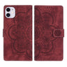 Mandala Embossed Retro Frosted Leather Phone Case, For iPhone 11, For iPhone 11 Pro, For iPhone X / XS, For iPhone XR  