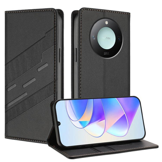 Embossed Multi-functional Wallet Retro Leather Phone Case, For Honor X5b / X5b Plus, For Honor 200 Smart 5G / X7c 4G, For Honor X6b / X6a 4G  