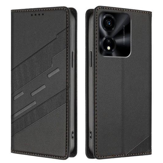 Embossed Multi-functional Wallet Retro Leather Phone Case, For Honor X5c Plus, For Honor 400 Smart 5G, For Honor X6c  