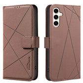 Geometric Pattern RFID Leather Phone Case, For Samsung Galaxy A26, For Samsung Galaxy A36, For Samsung Galaxy A16, For Samsung Galaxy A15  
