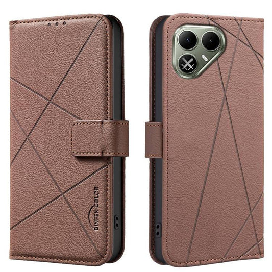Geometric Pattern RFID Leather Phone Case, For Tecno Spark 50 5G, For Tecno Pova Curve 2 5G, For Tecno Spark 50 4G, For Tecno Camon 50 Pro 4G  