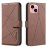 Geometric Pattern RFID Leather Phone Case, For iPhone 15, For iPhone 13 / 14, For iPhone 14 Pro, For iPhone 14 Pro Max  
