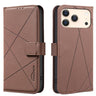 Geometric Pattern RFID Leather Phone Case, For iPhone 17 Pro Max, For iPhone 17 Pro, For iPhone 17, For iPhone Air  