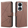 Geometric Pattern RFID Leather Phone Case, For Honor X7B, For Honor X7A  