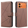 Geometric Pattern RFID Leather Phone Case, For Honor 600 Global, For Honor 600 Lite Global, For Honor X6d 5G, For Honor X8d 4G  