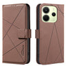 Geometric Pattern RFID Leather Phone Case, For Redmi Note 14 4G 16.25mm, For Redmi Note 14 Pro 5G / 14 Pro+ 5G, For Redmi A3, For Redmi Note 13 Pro 4G  