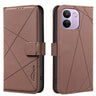 Geometric Pattern RFID Leather Phone Case, For Redmi K90 Max 5G, For Redmi A7 Pro 171mm / Poco C85x 5G, For Redmi 15a 5G, For Redmi Tubo 5 Max / Poco X8 Pro Max  