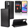 Cubic Grid Texture Flip Leather Phone Case, For Redmi Note 10 JE, For Redmi Note 10T 5G, For Redmi Note 8 2021  
