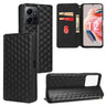 Cubic Grid Texture Flip Leather Phone Case, For Redmi A1+, For Redmi A1 2022, For Redmi Note 10 JE, For Redmi Note 10T 5G  