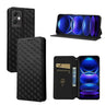 Cubic Grid Texture Flip Leather Phone Case, For Redmi Note 12 5G Global, For Redmi 12C / 11A 4G, For Redmi K60 / K60 Pro, For Redmi K60E  