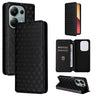 Cubic Grid Texture Flip Leather Phone Case, For Redmi Note 13 Pro 4G Global, For Redmi A3, For Redmi 13C 5G / 13R 5G, For Redmi Note 13 4G  