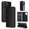 Cubic Grid Texture Flip Leather Phone Case, For Redmi Note 15 Pro 5G Global 163.6mm, For Redmi Note 15 5G Global 164mm, For Redmi 15 5G Global / 15 4G SEA 169mm, For Redmi 15 5G / 4G EU 171mm  