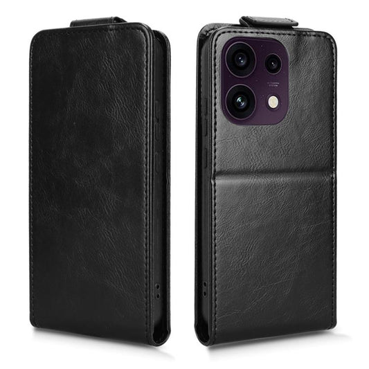 Magnetic Vertical Flip Leather Phone Case with Buckle, For OPPO Reno16 F 5G / Reno16 FS 5G  