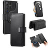 CaseNeo MagSafe RFID Anti-theft Zipper Wallet Retro Leather Phone Case, For Galaxy S24 FE 5G, For Galaxy S24 Ultra 5G, For Galaxy S23 5G  