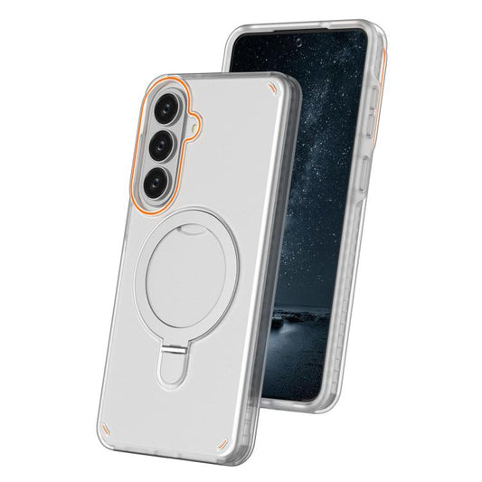 Colorful 2 in 1 MagSafe Ring Holder Phone Case, For Samsung Galaxy S26+ 5G, For Samsung Galaxy S26 Ultra 5G, For Samsung Galaxy S26 5G, For Samsung Galaxy S25 / S24 5G  