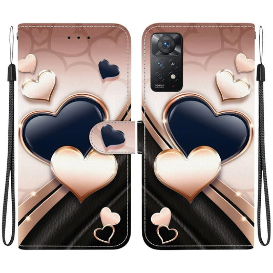 Crystal Texture Colored Drawing Leather Phone Case, For Redmi Note 12 Pro 4G / Note 11 Pro 4G / 5G, For Redmi Note 12 4G Global  