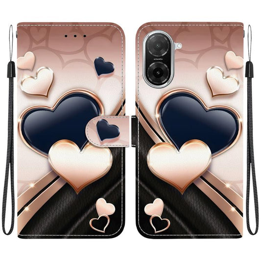 Crystal Texture Colored Drawing Leather Phone Case, For Redmi A5 4G 173.3mm, For Redmi A5 4G 171.7mm  