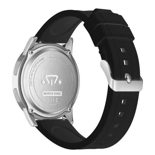 NORTH EDGE APOLLO Outdoor Waterproof Men Multi-Function Silicone Strap Smart Sports Watch  