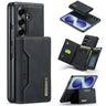 Series 3-Fold Multi Card Bag hybrid Magnetic Phone Case with Long Lanyard For Galaxy Z Fold7 5G,Samsung Galaxy Z Flip7 5G  