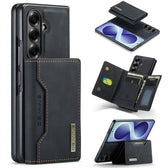 Series 3-Fold Multi Card Bag hybrid Magnetic Phone Case with Long Lanyard For Galaxy Z Fold7 5G,Samsung Galaxy Z Flip7 5G  