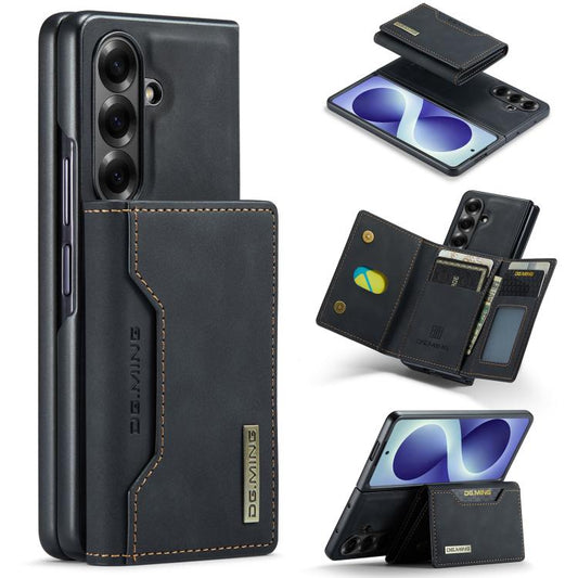 Series 3-Fold Multi Card Bag hybrid Magnetic Phone Case with Long Lanyard For Galaxy Z Fold7 5G,Samsung Galaxy Z Flip7 5G  
