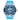 NORTH EDGE TRITON Outdoor Dive Men Solar Luminous Quartz Watch  Blue Rubber Strap