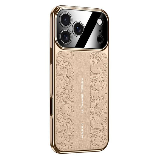 Cloud Dragon Pattern Plain Leather PC Phone Case, For iPhone 17 Pro Max, For iPhone 17 Pro, For iPhone 17, For iPhone Air, For iPhone 16 Pro Max, For iPhone 16 Pro  