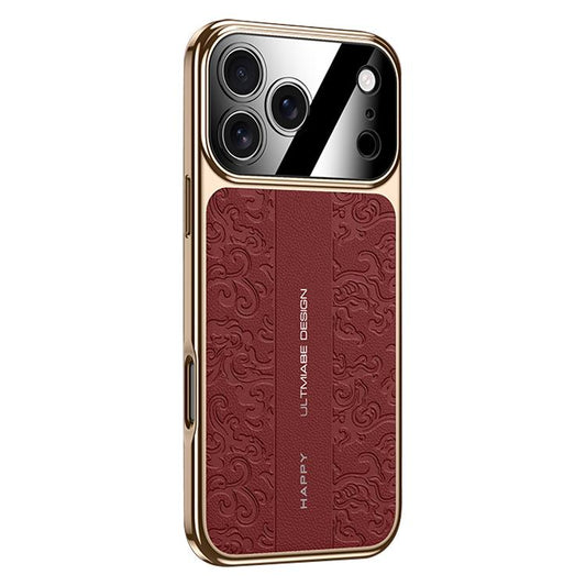 Cloud Dragon Pattern Plain Leather PC Phone Case, For iPhone 17 Pro Max, For iPhone 17 Pro, For iPhone 17, For iPhone Air, For iPhone 16 Pro Max, For iPhone 16 Pro  