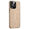 Cloud Dragon Pattern Plain Leather PC Phone Case, For iPhone 14 Pro Max  