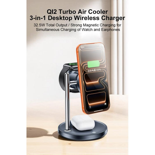 Yesido DS40 Qi2.2 3-in-1 Magnet Wireless Charging Station, DS40  
