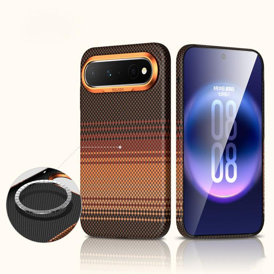 SULADA Kevlar Woven Texture Magnetic Leather Phone Case, For Huawei Pura X View, For Huawei Pura 90 Pro Max 5G, For Huawei Pura 90 Pro 5G, For Huawei Mate 80 RS Ultimate, For Huawei Mate 80 Pro Max, For Huawei Mate 80 / Mate 80 Pro  