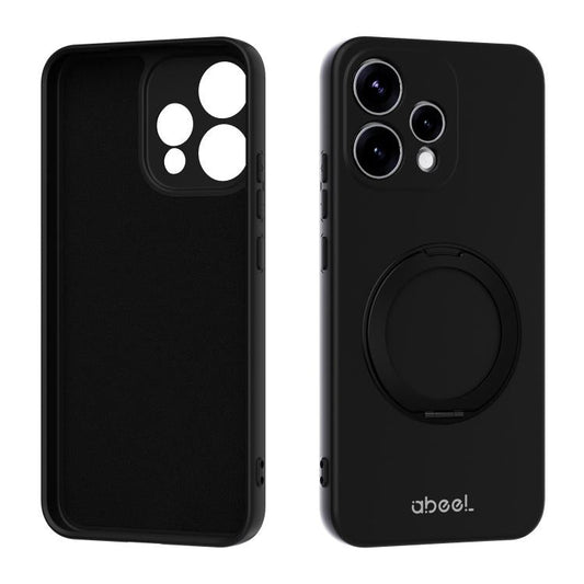 ABEEL Skin-friendly Feel Magnetic Liquid Silicone Phone Case with Holder, For OPPO Reno15 5G Global, For OPPO Find X9, For OPPO Find X9 Pro  