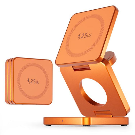 IW31 25W Foldable 3 in 1 Magnetic Wireless Fast Charger  