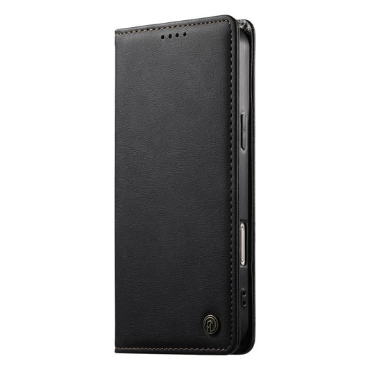 Dierfeng Metal Snap Magnetic RFID Vegan Leather Phone Case, For Xiaomi 17 Ultra, For Xiaomi 17 Pro Max, For Xiaomi 17 Pro, For Xiaomi 17  