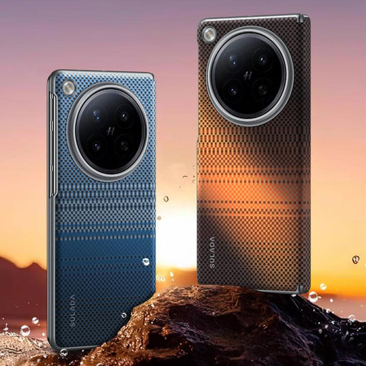SULADA Kevlar Woven Texture Magnetic Leather Phone Case, For OPPO Find N6 5G  