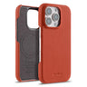 melkco Litchi Texture Magnetic Half Coverage Genuine Leather Phone Case, For iPhone 16 Pro, For iPhone 16, For iPhone 15 Pro Max  