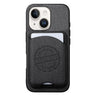 Twill Texture Vegan Leather Magnetic Phone Cover with Detachable Card Holder, For iPhone 15, For iPhone 14 Plus, For iPhone 14  