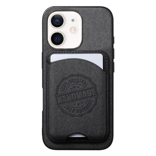 Twill Texture Vegan Leather Magnetic Phone Cover with Detachable Card Holder, For iPhone 12 mini, For iPhone 11 Pro Max, For iPhone 11  