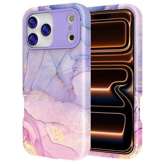 Water Transfer Printing Marble Pattern PC + TPU Phone Case, For iPhone 17 Pro Max, For iPhone 17 Pro, For iPhone 17, For iPhone Air, For iPhone 16 Pro Max, For iPhone 16 Pro  