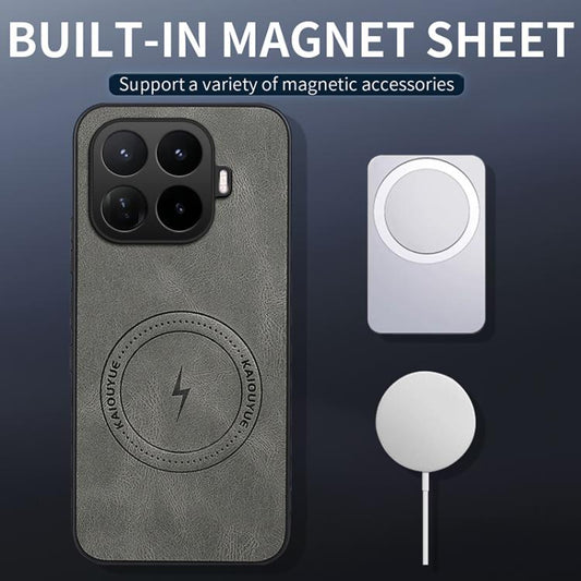 WANLONFENG Nappa Texture Magnetic Phone Case with 2pcs Screen Films, For Xiaomi 17T Pro 5G, For Xiaomi 17T 5G, For Xiaomi 17 Ultra, For Xiaomi 17 Pro Max, For Xiaomi 17 Pro, For Xiaomi 17  