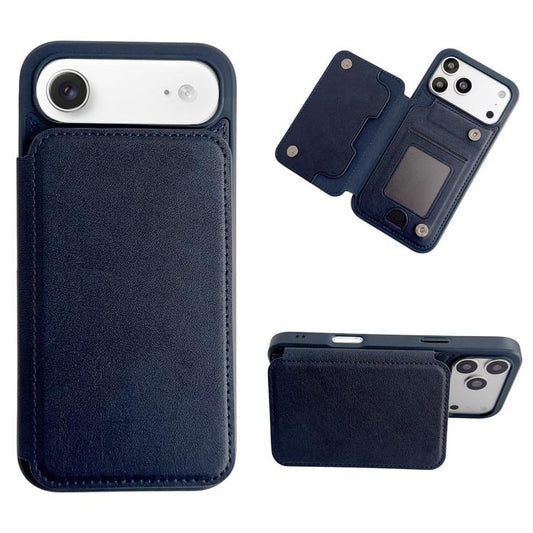 Magnetic Snap Multifunctional Card Wallet Holder Phone Case, For iPhone Air, For iPhone 16 Pro Max, For iPhone 16 Pro  
