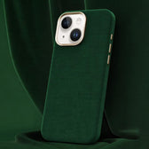 Ottilan Series Full Coverage Magnetic Microfiber Leather PC Phone Case, For iPhone 15 Plus / 14 Plus, For iPhone 15, For iPhone 14 / 13  
