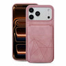 Multifunctional Vertical Flip Card Wallet Holder Vegan Leather Back Phone Case, For iPhone 17 Pro Max, For iPhone 17 Pro, For iPhone 17  