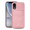 Multifunctional Vertical Flip Card Wallet Holder Vegan Leather Back Phone Case, For iPhone XR  