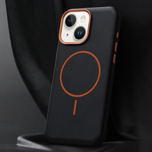 Elephant Leather Full Coverage Magnetic Microfiber Leather PC Phone Case, For iPhone 15 Plus / 14 Plus, For iPhone 15, For iPhone 14 / 13  