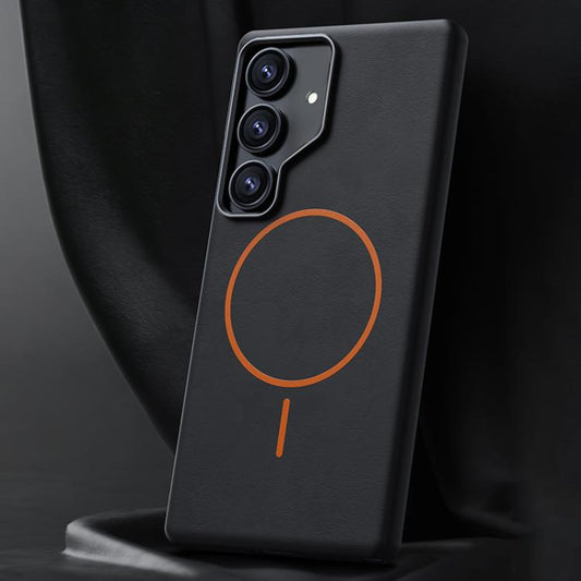 Elephant Leather Full Coverage Magnetic Microfiber Leather PC Phone Case, For Samsung Galaxy S26+ 5G, For Samsung Galaxy S26 Ultra 5G, For Samsung Galaxy S26 5G  